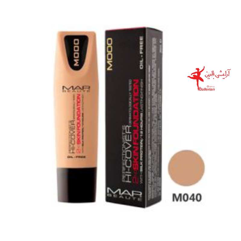 کرم پودر تیوپی مپ شماره M040