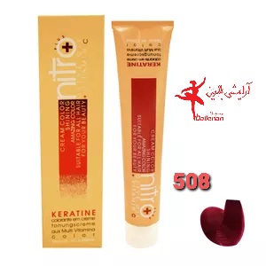 رنگ مو نیترو 508 سری Keratine حاوی کراتین