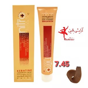 رنگ مو نیترو پلاس ،شماره 7.45 ,رنگ بلوند برنز