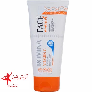 ژل شستشوصورت ویتامین C رومینا