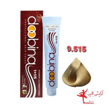 رنگ موی دوبینا شماره 9.515 حجم 100 میلی لیتر رنگ کنجدی