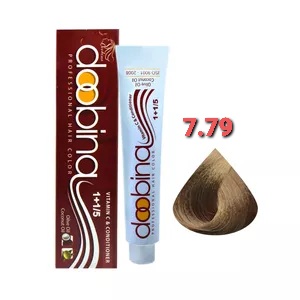 رنگ موی دوبینا شماره 7.79 حجم 100 میلی لیتر رنگ کاکائویی روشن