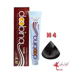 رنگ مو دوبینا شماره N4-5.0 حجم 100 میلی لیتر رنگ قهوه ای روشن