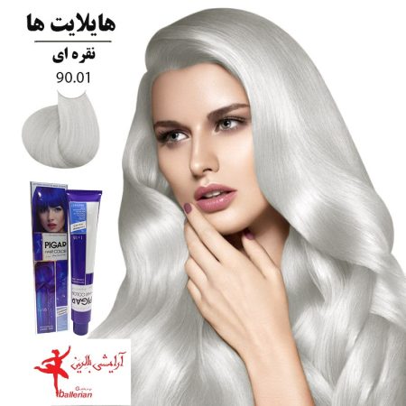 رنگ مو پیگار کراتینه نقره ای 90.01