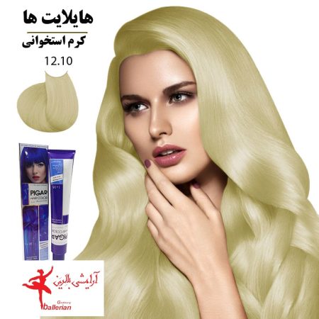رنگ مو پیگار کراتینه کرم استخوانی 12.10