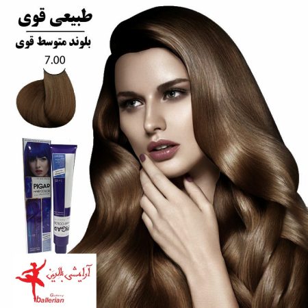 رنگ مو پیگار کراتینه بلوند متوسط قوی 7.00