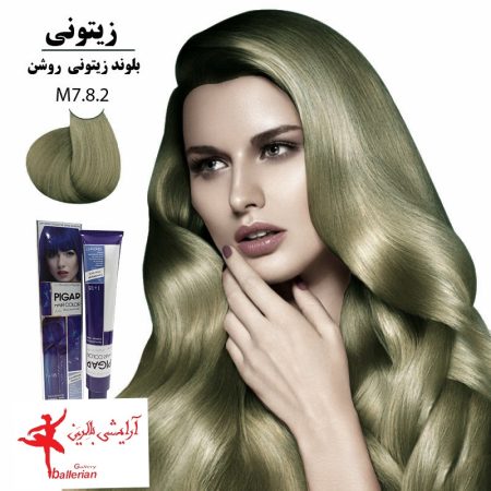 رنگ مو پیگار کراتینه بلوند زیتونی روشن M7-8.2