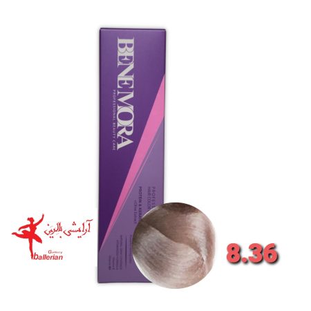 رنگ مو بن مورا شماره 8.36 حجم 100 میلی لیتر رنگ بلوند کاراملی روشن  Ben Mora hair color 8.36 100 ml