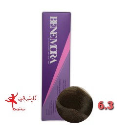 رنگ مو بن مورا شماره 6.3 حجم 100 میلی لیتر رنگ بلوند طلایی تیره  Ben Mora hair color 6.3 100 ml