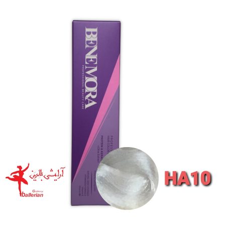 رنگ مو بن مورا سری هایلایت شماره HA10 حجم 100 میلی لیتر رنگ صدفی  Ben Mora hair color HA10 100 ml