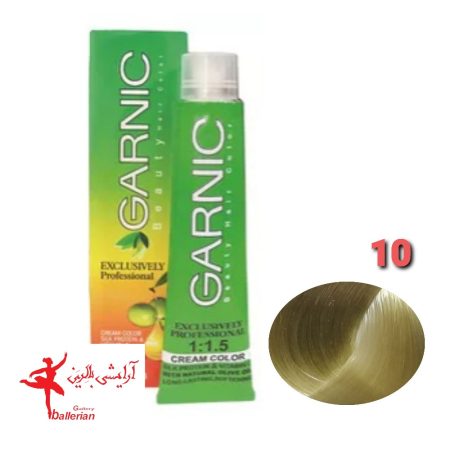 رنگ مو گارنیک شماره 10.0 حجم 120 میلی لیتر رنگ بلوند فوق العاده روشن