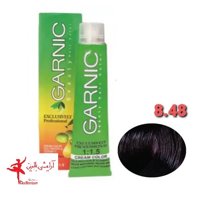 رنگ مو گارنیک شماره 8.48 حجم 120 میلی لیتر رنگ آكاژور مي فام