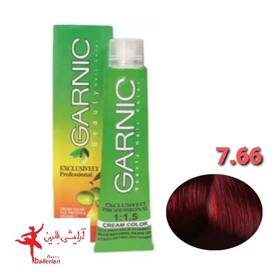 رنگ مو گارنيك شماره 7.66 حجم 120 ميلي ليتر رنگ قرمز آتشي روشن