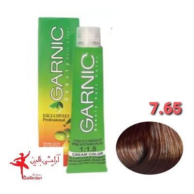 رنگ مو گارنیک شماره 7.65 حجم 120 میلی لیتر رنگ بلوند شكلاتي تيره