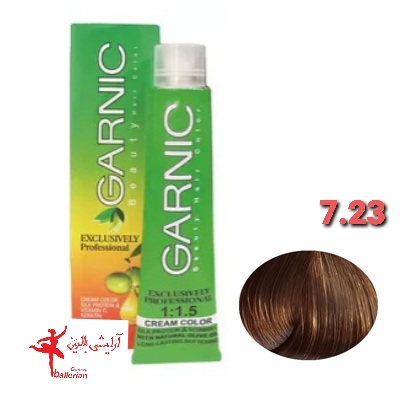 رنگ مو گارنيك شماره 7.23 حجم 120 ميلي ليتر رنگ بلوند فندقي