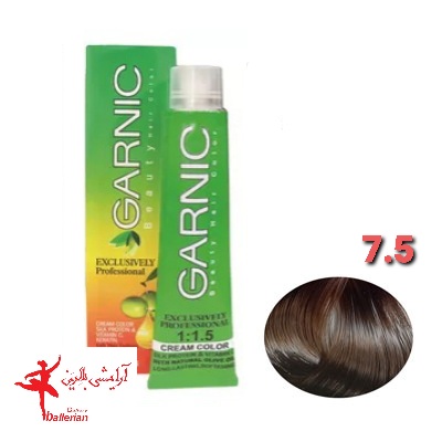 رنگ مو گارنیک شماره 7.5 حجم 120 میلی لیتر رنگ بلوند طلايي