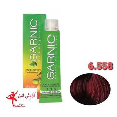 رنگ مو گارنيك شماره 6.558 حجم 120 ميلي ليتر رنگ گيلاسي روشن