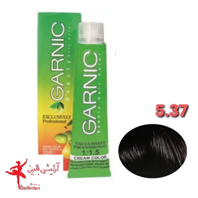 رنگ مو گارنیک شماره 5.37 حجم 120 میلی لیتر رنگ نسكافه اي