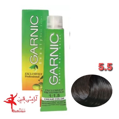 رنگ مو گارنیک شماره 5.5 حجم 120 میلی لیتر رنگ قهوه اي طلايي روشن