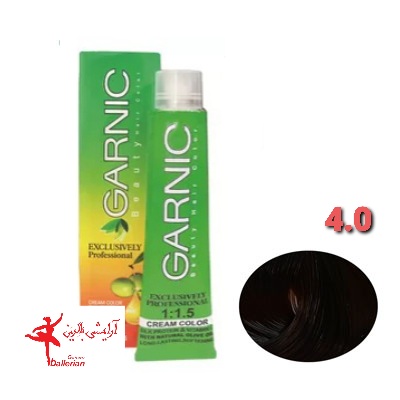 رنگ مو گارنیک شماره 4.0 حجم 120 میلی لیتر رنگ قهوه اي