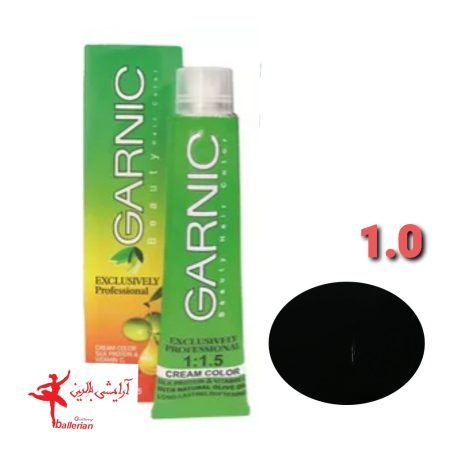 رنگ مو گارنیک شماره 1.0 حجم 120 میلی لیتر رنگ مشكي