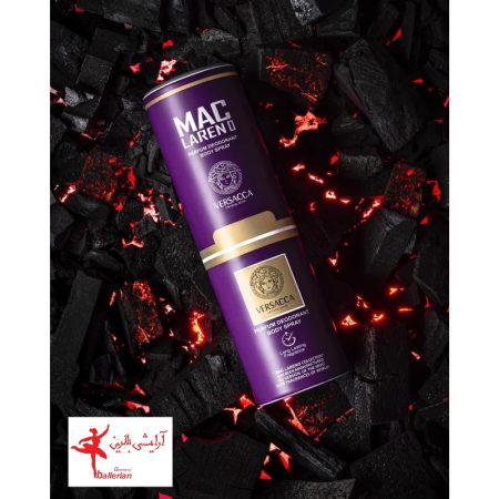 اسپری بدن زنانه مک لارنو مدل VERSACE Crystal Noir حجم 200 میلی لیتر