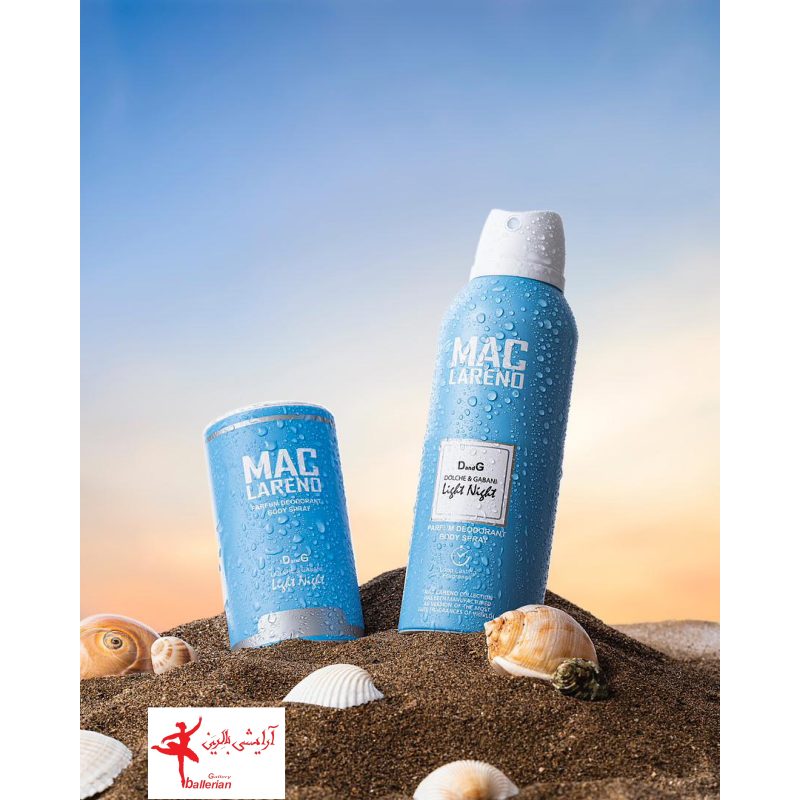 اسپری بدن مردانه مک لارنو مدل Light Blue حجم 200 میلی لیتر