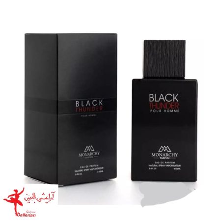 عطر مردانه مونارچی (Monarchi) مدل بلک تاندر (Black Thunder) حجم 100 میل