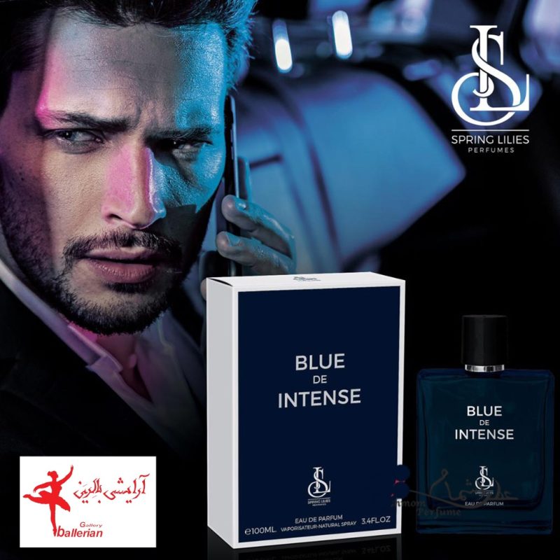 ادکلن مردانه اسپرینگ لیلیز مدل Blue De Intense حجم 100 میل
