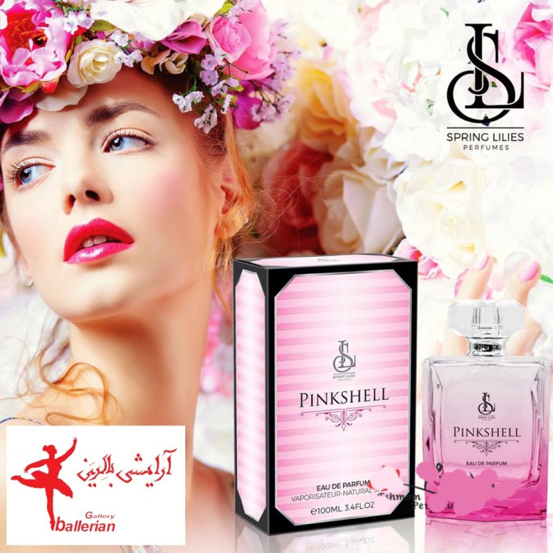 ادکلن زنانه اسپرینگ لیلیز مدل Pink Shell حجم 100 میل