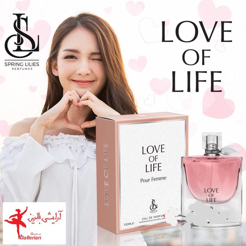ادکلن زنانه اسپرینگ لیلیز مدل Love Of Life حجم 100 میل