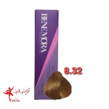 رنگ مو بن مورا شماره 8.32 حجم 100 میلی لیتر رنگ بلوند عسلی روشن