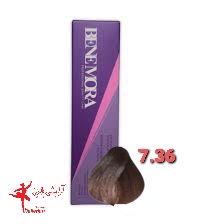 رنگ مو بن مورا شماره 7.36 حجم 100 میلی لیتر رنگ بلوند کاراملی متوسط