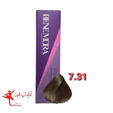 رنگ مو بن مورا شماره 7.31 حجم 100 میلی لیتر رنگ بلوند بژ متوسط