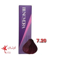 رنگ مو بن مورا شماره 7.20 حجم 100 میلی لیتر رنگ بنفش روشن