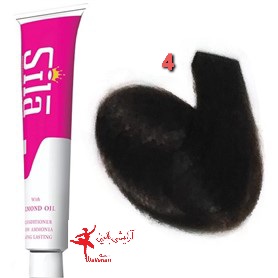 رنگ موی سیلا شماره 4 قهوه ای متوسط Sila Hair Color