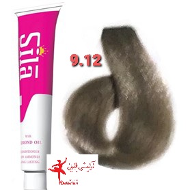 رنگ موی سیلا شماره 9.12 بلوند نقره ای متال خیلی روشن Sila Hair Color