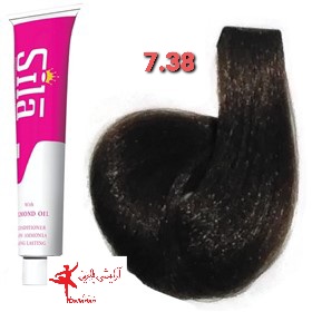 رنگ موی سیلا شماره 7.38 بلوند شکلاتی متوسط Sila Hair Color