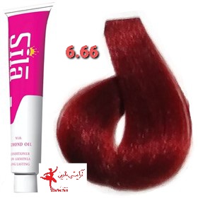 رنگ موی سیلا شماره 6.66 قرمز فلفلی Sila Hair Color