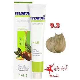 رنگ مو مارال شماره 9.3 بلوند زیتونی خیلی روشن
