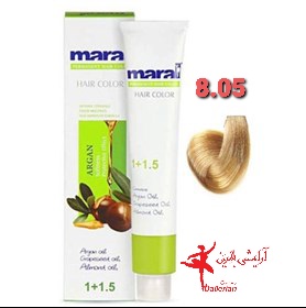 رنگ مو مارال شماره 8.05 بلوند تنباکویی روشن