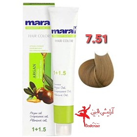 رنگ مو مارال شماره 7.51 بلوند بژ متوسط