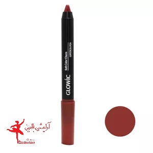 رژ لب مدادی گلویک مدل GLO شماره 022