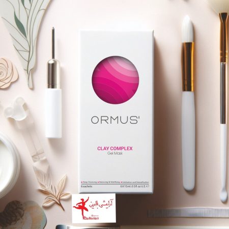 ژل ماسک صورت اورموس مدل کمپلکس خاک رس حجم 15 میلی لیتر بسته 6 عددی