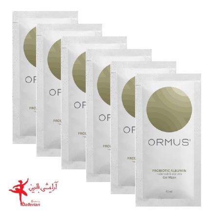ژل ماسک صورت اورموس مدل آلبومین سفیده تخم مرغ حجم 15 میلی لیتر بسته 6 عددی