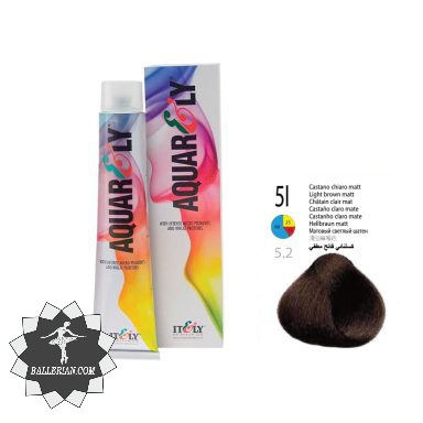 رنگ موی آکوارلی قهوه ای زیتونی روشن شماره Aquarely 5I