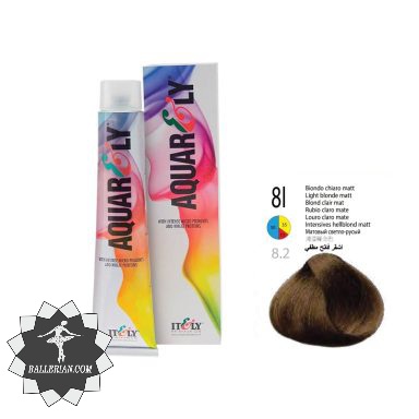 رنگ موی آکوارلی بلوند زیتونی روشن شماره Aquarely 8I
