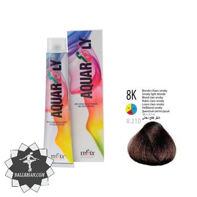 رنگ موی آکوارلی بلوند دودی روشن شماره Aquarely 8K