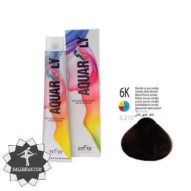 رنگ موی آکوارلی بلوند دودی تیره شماره Aquarely 6K