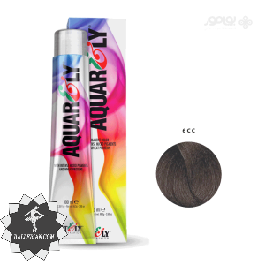 رنگ موی آکوارلی بلوند تیره خاکستری غلیظ شماره Aquarely 6CC